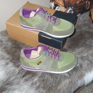 NEW - TEVA Highside '84 Women's Size 8 Sneakers Casual Shoes, Olive Green